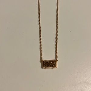 Kendra Scott rose gold necklace